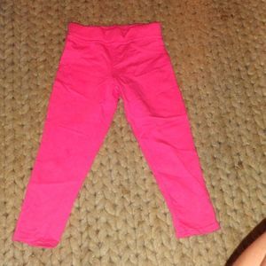 Pink toddler stretch pants size small 4